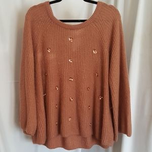 Salmon Colored Sweater